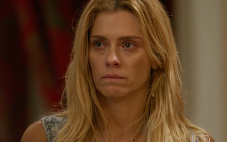 Carolina Dieckmann (Lara) em cena de A Regra do Jogo, novela das nove da Globo - Reprodução/TV Globo
