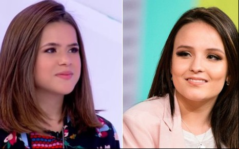 Maisa Silva e Larissa Manoela deixaram de ser prioridade no SBT e estão livres para negociar com a concorrência - REPRODUÇÃO/SBT E RAMON VASCONCELLOS/TV GLOBO