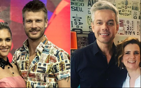 Fernanda Lima, Rodrigo Hilbert, Otaviano Costa e Micaela Góes se deram bem como apresentadores - Renato Rocha Miranda/TV Globo e Reprodução/Instagram