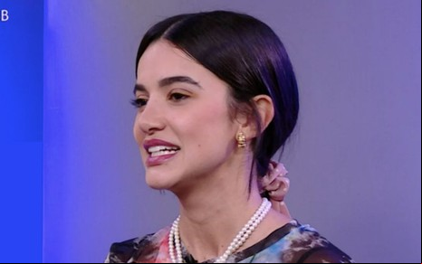 A ex-participante do BBB20 Manu Gavassi no programa de bate-papo Rede BBB nesta terça-feira (28)
