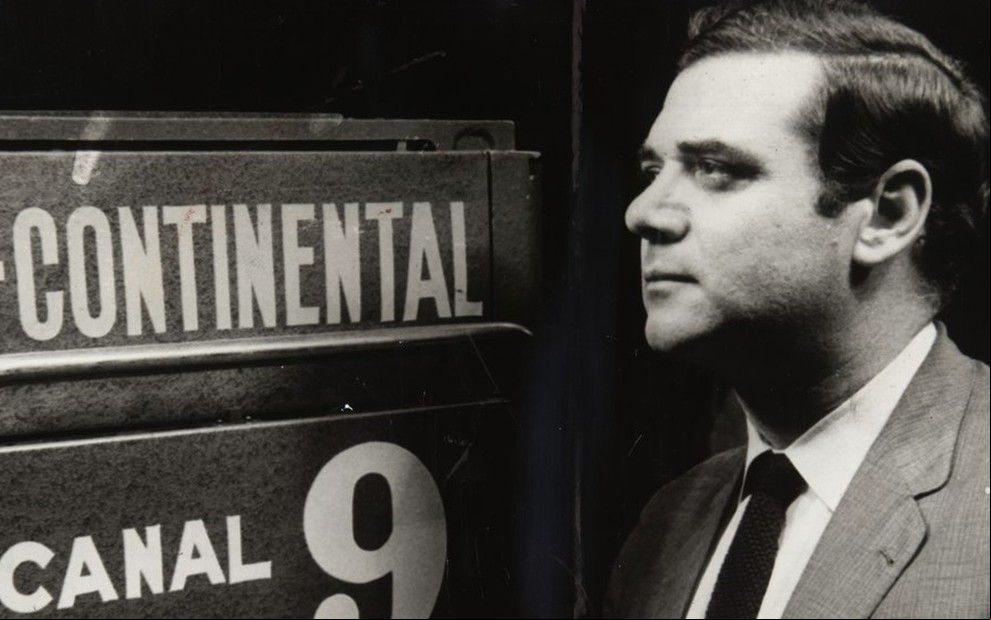 O locutor Heron Domingues trabalhou na TV Continental entre os anos de 1960 e 1970