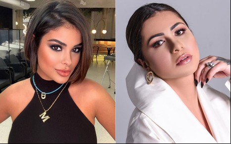 Montagemde fotos: Munik Nunes e Mallu Ohanna em publicidade para o Instagram