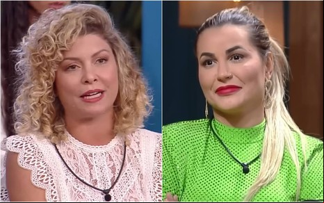 Montagem de fotos de Bárbara e Deolane