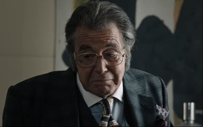 Al Pacino em cena do filme Casa Gucci