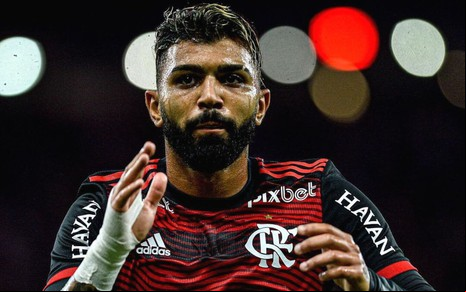 Gabigol em campo pelo Flamengo