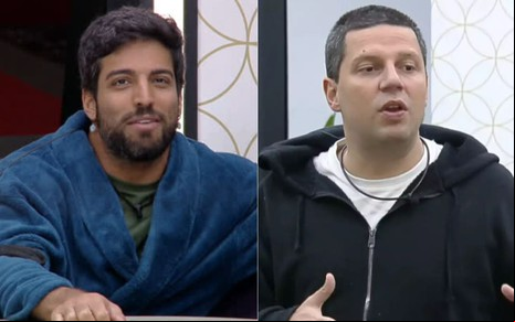 Montagem com fotos de Ricardo Villardo e Thiago Servo em A Grande Conquista