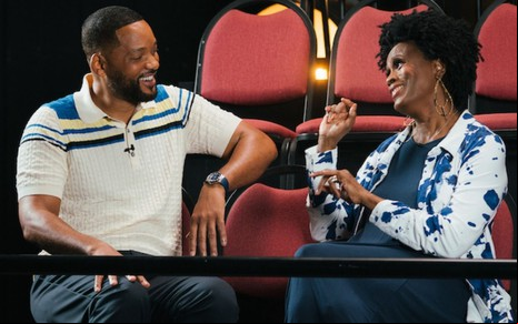 Will Smith e Janet Hubert na reunião de Um Maluco no Pedaço