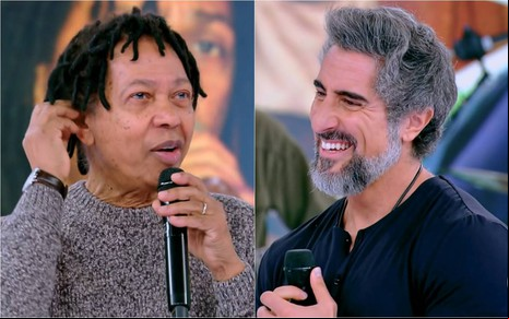 Fotos Djavan e Marcos Mion