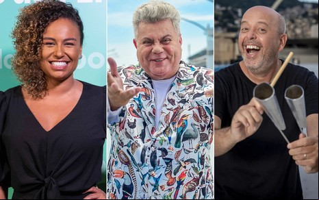 Montagem com fotos de Karine Alves, Milton Cunha e Alex Escobar