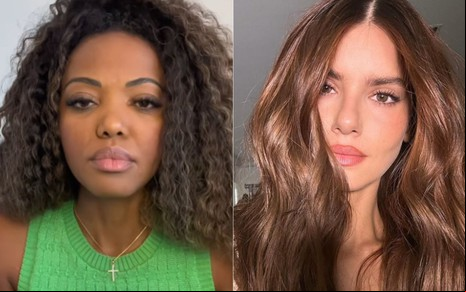 Montagem com Ingrid e Camila Queiroz no Instagram