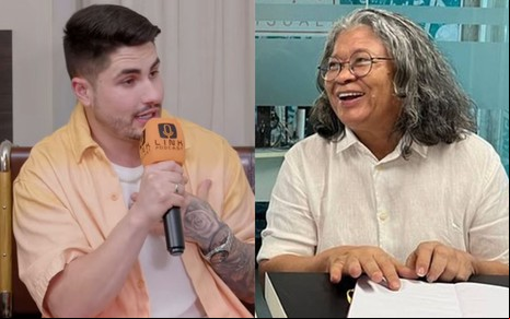 Montagem de fotos de Lucas Souza e Marlene Mattos
