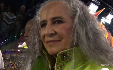 Foto do rosto de Maria Bethânia