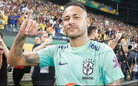 Neymar em foto do Instagram