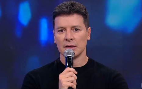 Foto de Rodrigo Faro durante o Hora do Faro