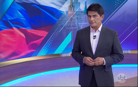 Cesar Filho à frente do SBT Brasil de sexta-feira (15)