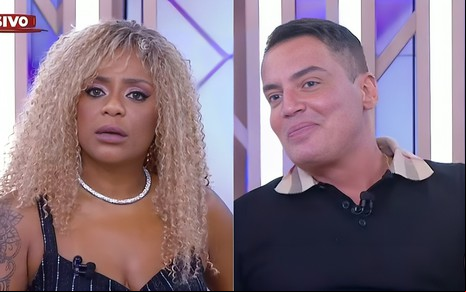 Montagem com fotos de Cariúcha e Leo Dias no Fofocalizando desta segunda (12)