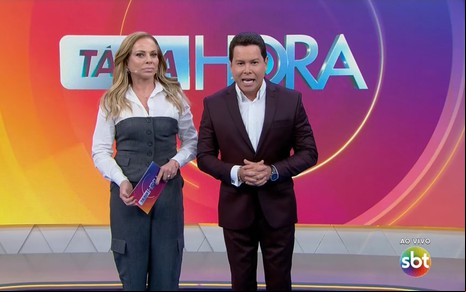 Christina Rocha e Marcão do Povo à frente do Tá na Hora
