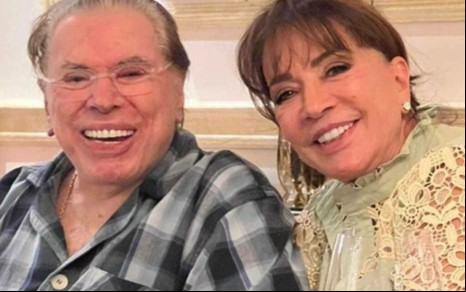 Silvio Santos e Íris Abravanel no Instagram