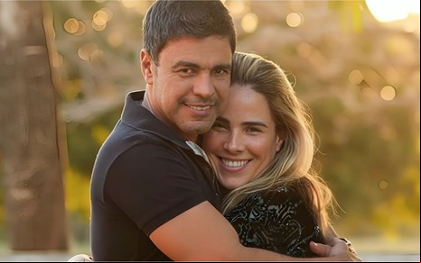 Zezé di Camargo e Wanessa juntos na fazenda do sertanejo
