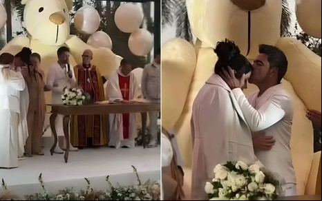 Zezé Di Camargo e Graciele Lacerda se casam neste domingo (25) durante chá revelação