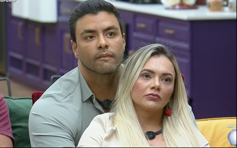 Foto do casal Antony e Ana Paula no Power Couple
