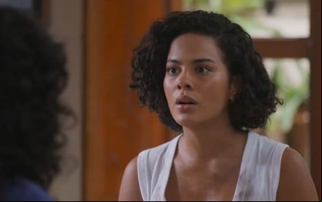 A atriz Bella Campos como Maria de Fátima em Vale Tudo