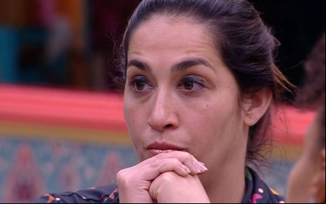 Foto mostra o rosto de Daniele Hypolito no BBB 25