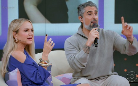 Eliana e Marcos Mion no Caldeirão