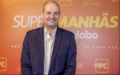O diretor Mariano Boni em evento da Globo