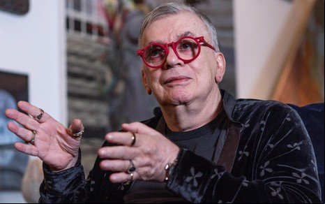 O autor Walcyr Carrasco durante o programa Tributo