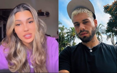 Montagem com fotos de Karol Gerez e Zé Felipe