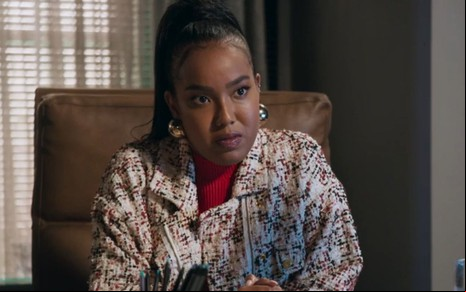 Lellê em cena da novela Volta por Cima
