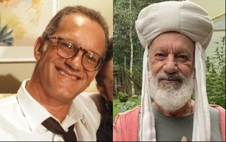 Na montagem: Ricardo Petraglia (antes) e depois (à direita), como Mohammed Abdullah