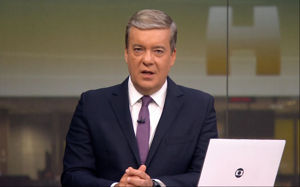 Roberto Kovalic à frente do Jornal Hoje