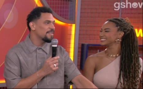 Vinícius Nascimento e Aline Patriarca no Prêmio gshow BBB 25