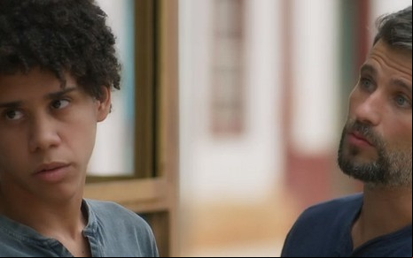 Feijão (Cauê Campos) virará um dos protetores após nomeação de Gabriel (Bruno Gagliasso) - Reprodução/TV Globo