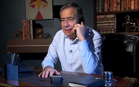 Paulo Henrique Amorim em quadro exibido no último Domingo Espetacular; jornalista é alvo de boatos - REPRODUÇÃO/RECORD